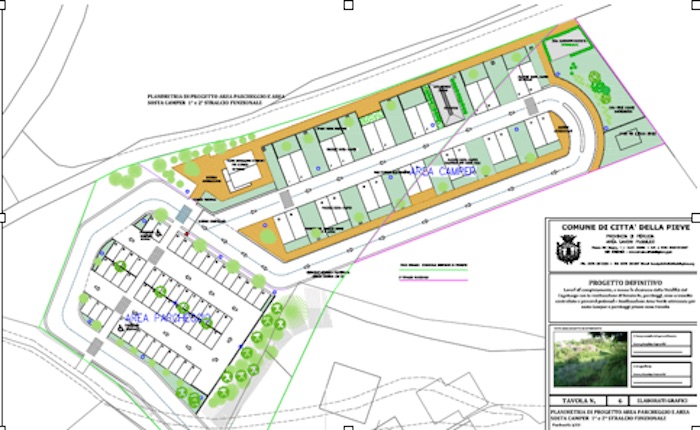 Area Camper A Citta Della Pieve Partiti I Lavori Ecco Il Progetto Corriere Pievese